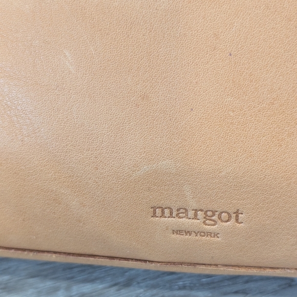 margot Tan Leather Tote Bag - Picture 12 of 16